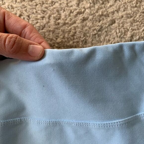 VTG Gray Tag Nike Fit Dry Light Blue Tennis Sport Skort Size L (12-14) - Picture 3 of 8